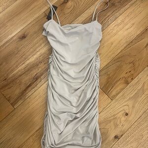 Babaton ruched mini dress - size M. NWT